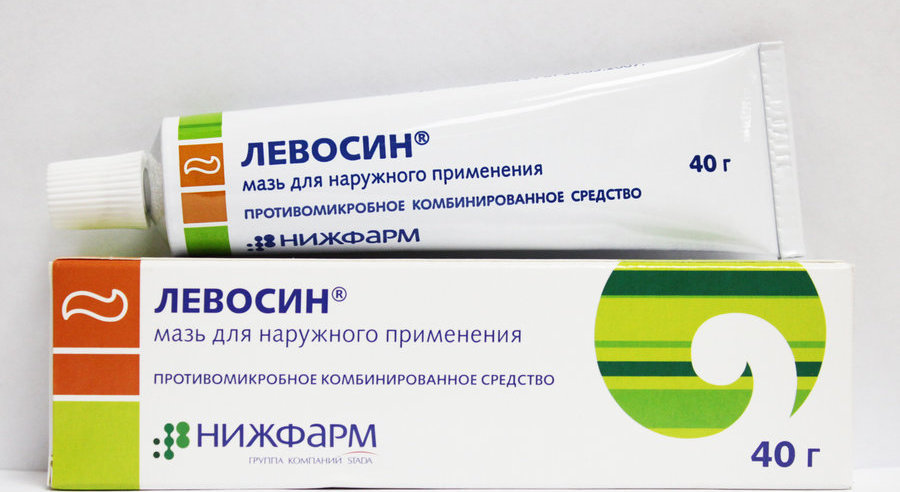Левосин 40г мазь Производитель: Россия Нижфарм